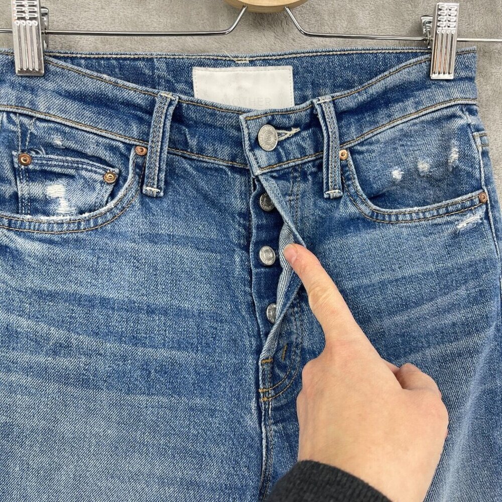 Mother Superior The Tomcat Pray for Hidden Gems Cropped Jeans - Picture 3 of 15
